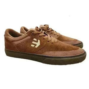 Eetnies Marana Vulc, Carmel Brown suede/leather, US men's 9, WMS 10.5